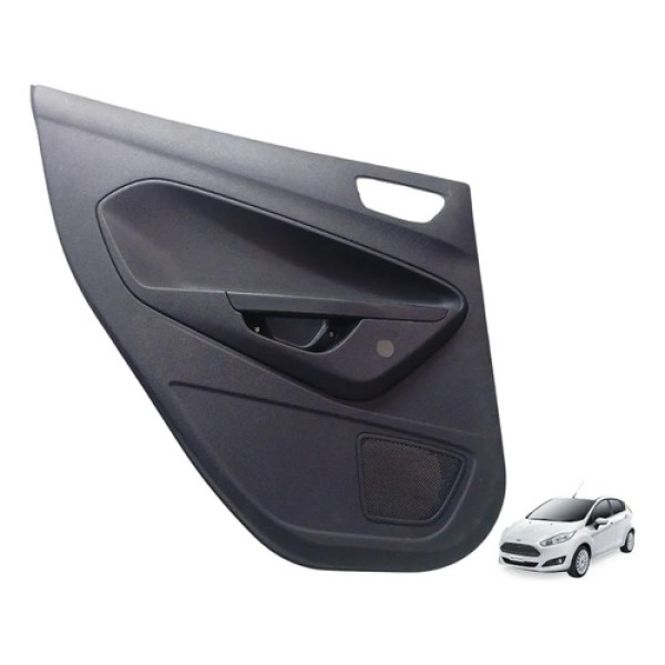 Forro Porta Traseira Esquerda Ford New Fiesta  2011 A 2017