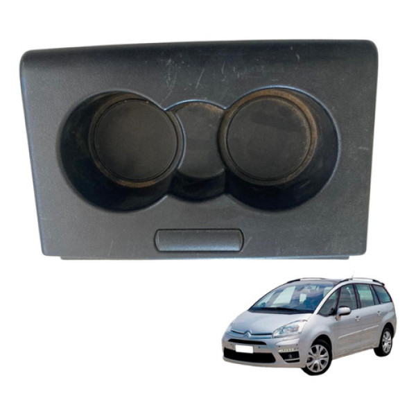 Porta Copos Banco Traseiro Citroën C4 2009 2.0 Preto