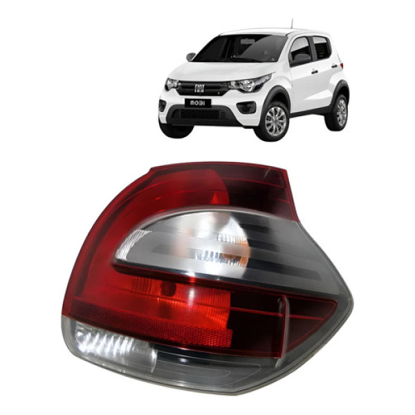 Lanterna Fiat Mobi Lado Direito 2018 A 2023 Original Esquerdo/motorista Branco