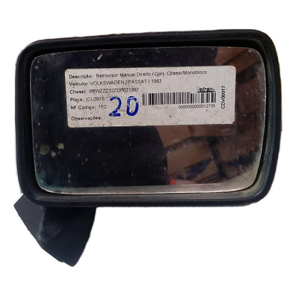 Retrovisor Espelho Passat 1983 1984 1985 1986 1987 Direito