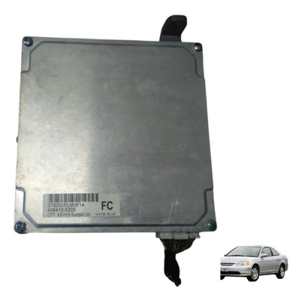 Módulo Injeção Honda Civic 2001 A 2006 37820plmk14
