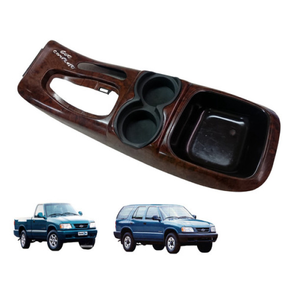 Console Central Porta Copos Objetos S10 Blazer 95 00 Aut