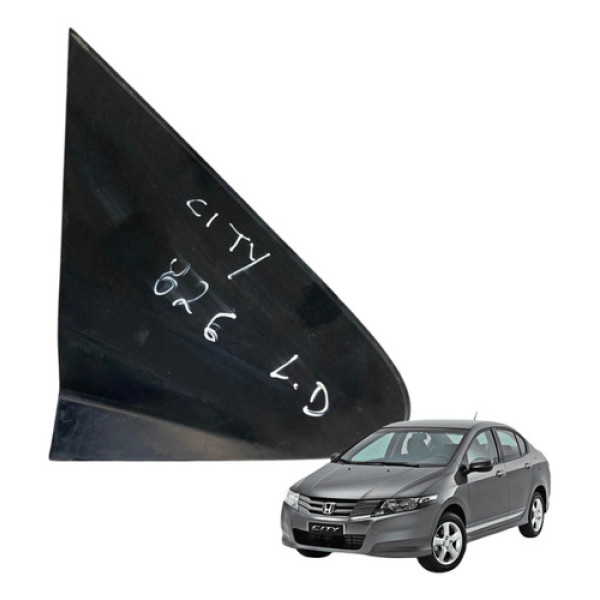 Acabamento Externo Retrovisor Direito Honda City 2009 A 2014 Preto