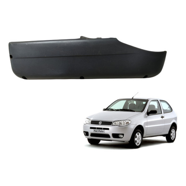 Moldura Bolsa Porta Objetos Palio Strada 2004 2012 Esquerdo Preto
