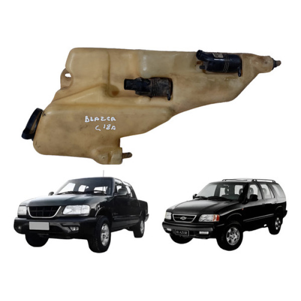 Reservatório Agua Limpador Parabrisa S10 Blazer 4.3 V6 95 09 Amarelo