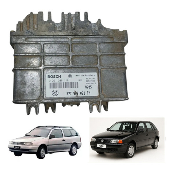 Modulo Injeção Vw Gol Parati 1.0 8v G2 Bola 377906021fh