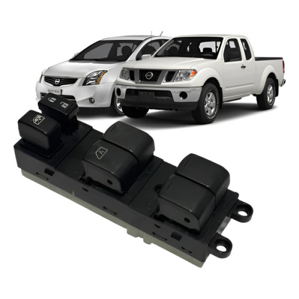 Botão Comando Vidro Eletrico Trava Nissan Frontier Sentra