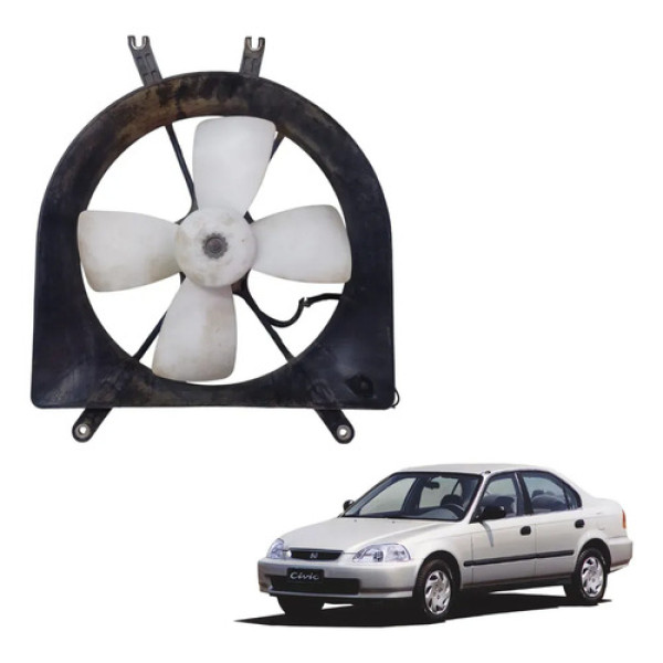 Ventoinha C/defletor Civic 1992 93 94 1996 1997 1998 Á 2000
