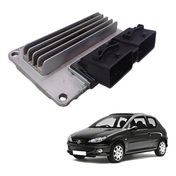 Módulo Injeção Peugeot 206 1.0 16v Iaw5np202 9647580080