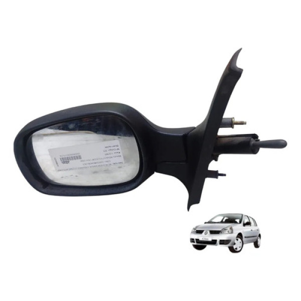 Retrovisor Elétrico Lado Esquerdo Renault Clio 2000 A 2012