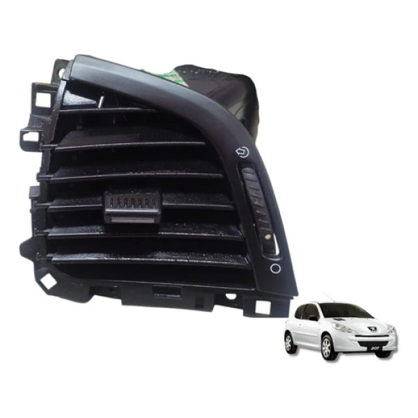 Difusor Ar Painel Esquerdo Peugeot 207 1.4 2009/14 Original