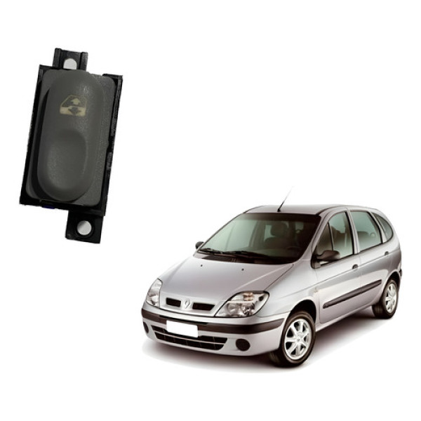 Botão Vidro Elétrico Traseiro Esquerdo Renault Scenic 01 10