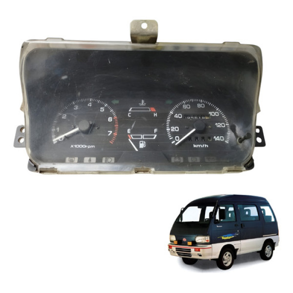 Painel Instrumentos Asia Kia Towner Sdx 1993 1997 Conta Giro Preto