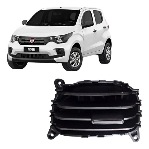 Difusor De Ar Central Lado Esquerdo Fiat Mobi 2017 A 2024