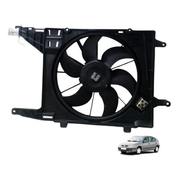 Defletor E Ventoinha Renault Scenic Megane 98 Á 06 Original