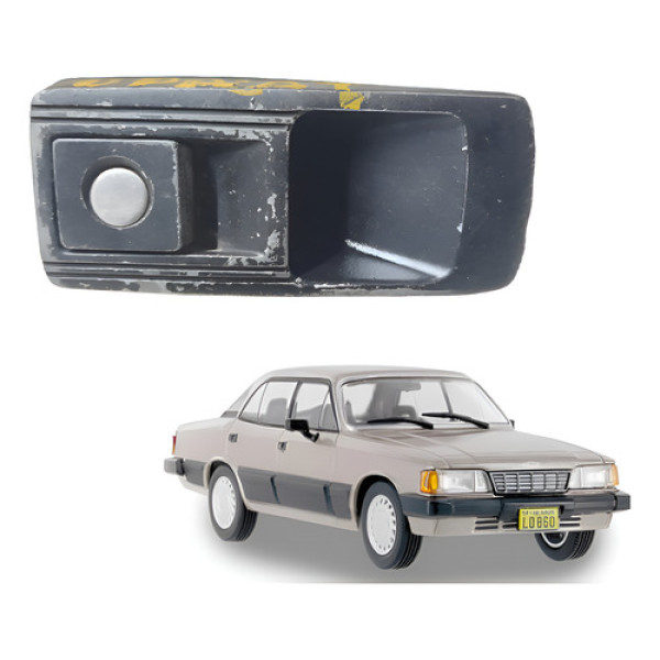 Maçaneta Porta Esquerda Opala Caravan 1985 A 1992 Original Preto