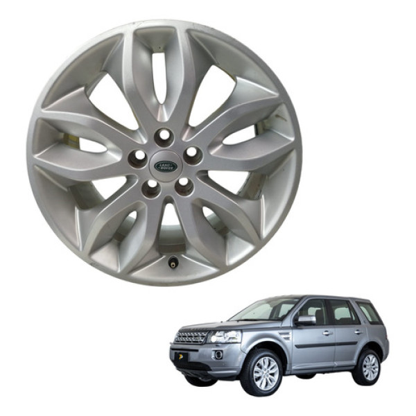 Roda Liga Leve Aro 18 Land Rover Freelander Original Avulso Prateado