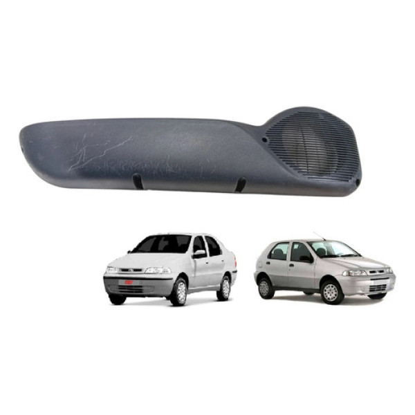 Porta Objetos Dianteira Esquerda Palio Siena G2 01/07 4 Pts Preto