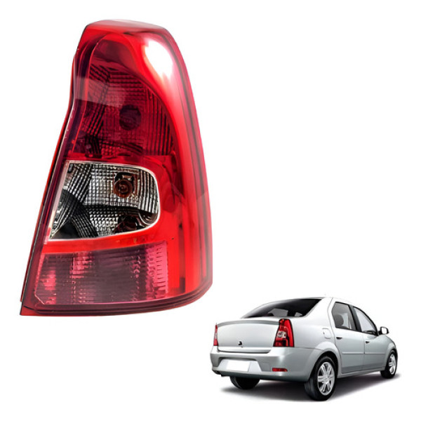 Lanterna Traseira Direita Renaut Logan Sedan 2011 2012 2013 Vermelho Direito/passageiro