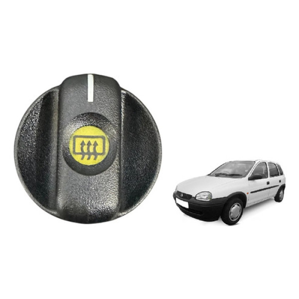 Botão Ventilação Desembaçar Vidro Traseiro Corsa 97 98 99/02