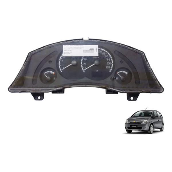 Painel De Instrumentos Gm Meriva 2003 2012 93316544ec Preto