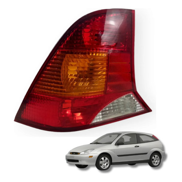 Lanterna Traseira Esq Ford Focus Sedan 2004 A 2008 Original Esquerdo/motorista Branco