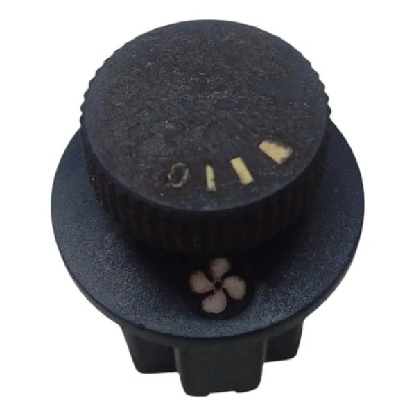 Botão Comando Ventilação Gm Opala Chevette Caravan 87 A 93 Preto