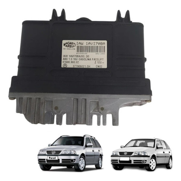 Modulo Injeção Gol Parati G3 1.0 16v Gas 99/04 Iaw1avi70ba