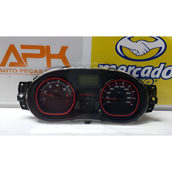 Painel De Instrumento Sandero Stepway 2009 2010 A 2013 Preto E Vermelho