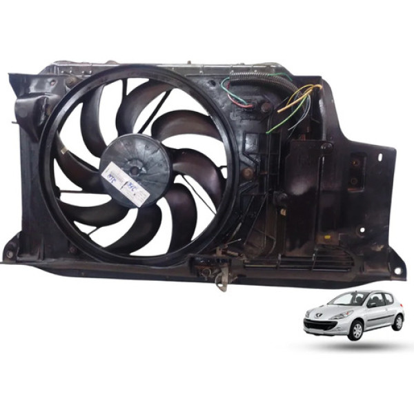 Ventoinha Defletor Radiador Peugeot 206 207 2003 A 2006 1.0