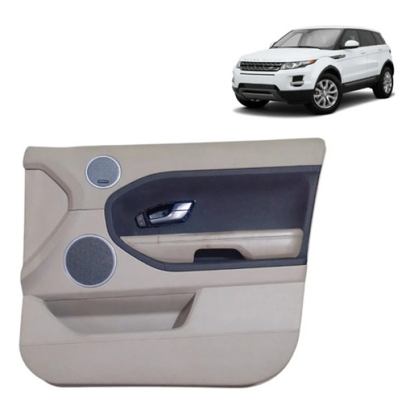 Forro Porta Completo Diant. Direito Land Rover Evoque 2012 Bege