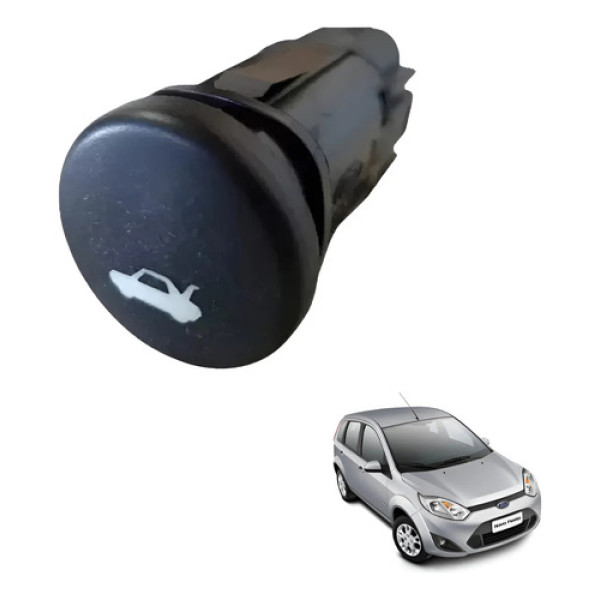 Botão Abertura Tampa Traseira Porta Malas Fiesta 2008 2013 Preto