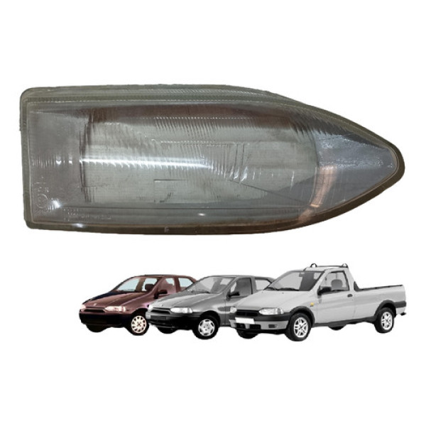 Lente Farol Palio Siena Strada 96 97 98 99 Direito Cibié