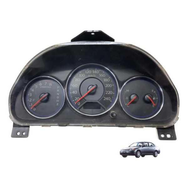 Painel Instrumento Honda Civic Ex 1.7 2001/2006 Preto
