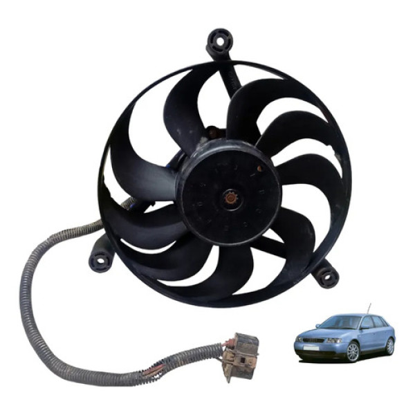 Ventilador Refrigeração Elétrico Radiador Golf/audi A3 96/03