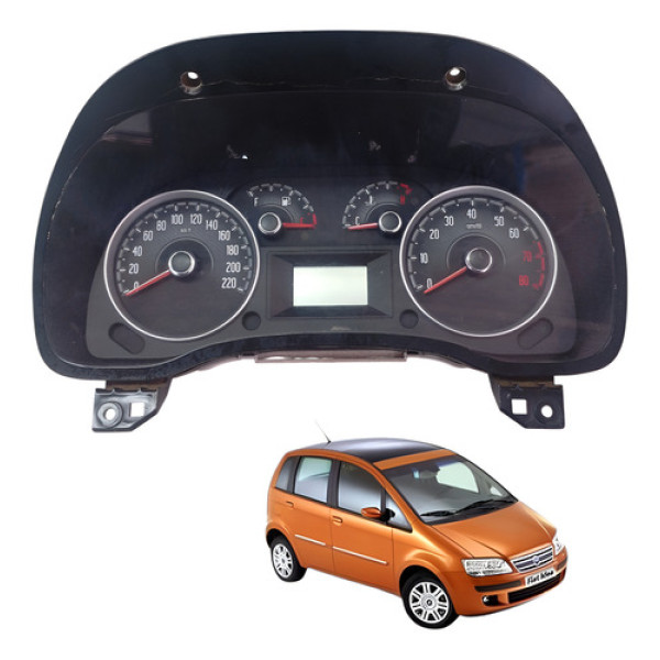 Painel Instrumentos Conta Giro Fiat Idea Adventure 2011 2015 Preto