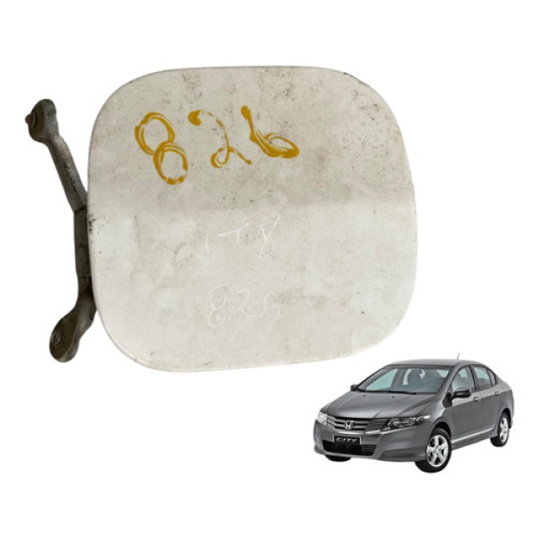 Portinhola Tanque Gasolina Honda City 1.5 2009 2014 Branco 2009