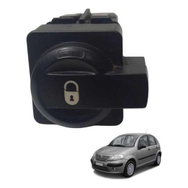 Botao Interruptor Trava Porta Citroen C4 2008 A 2012