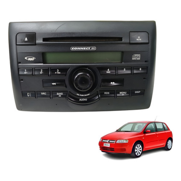 Rádio Som Original Cd Player Connect Fiat Stilo 2003 2012