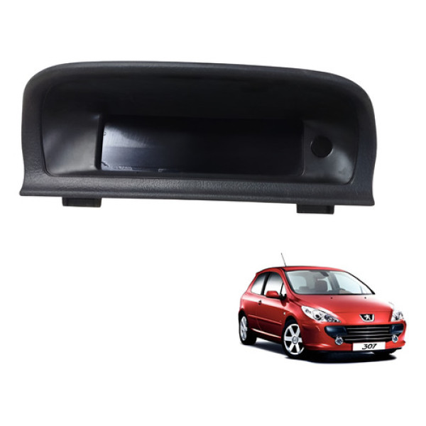Display Tela Relógio Painel Central Peugeot 307 Original Preto