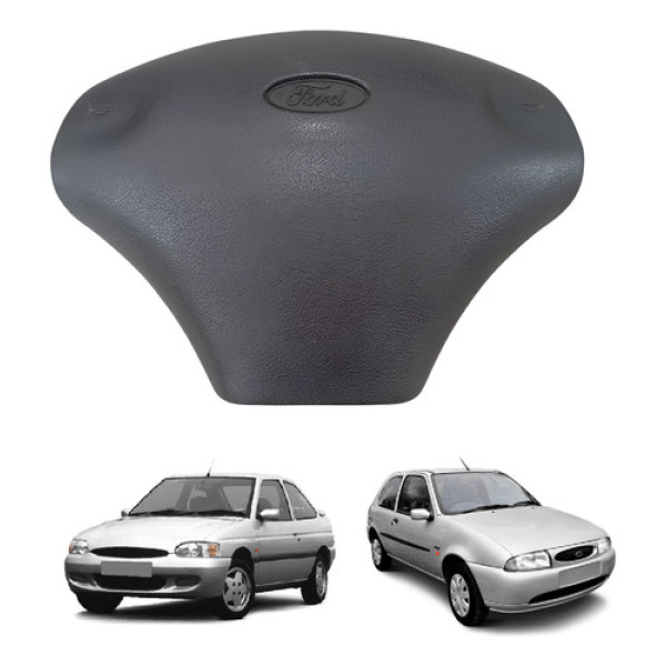 Tampa Botão Buzina Ford Fiesta Escort Courier 97/02 Original