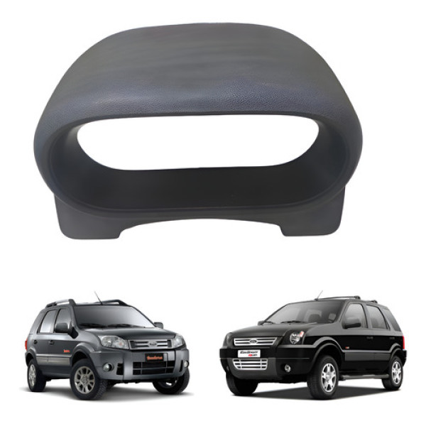 Moldura Acabamento Painel Instrumentos Ecosport 2003 2012 Cinza-escuro