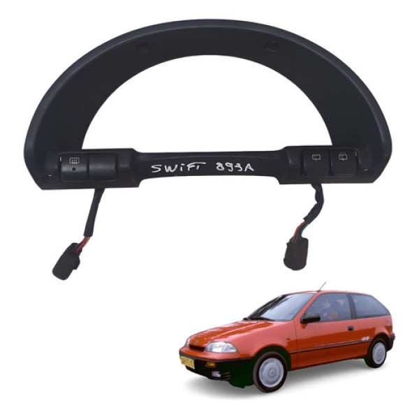 Moldura Painel Botão Limpador Traseiro Suzuki Swift 92 95