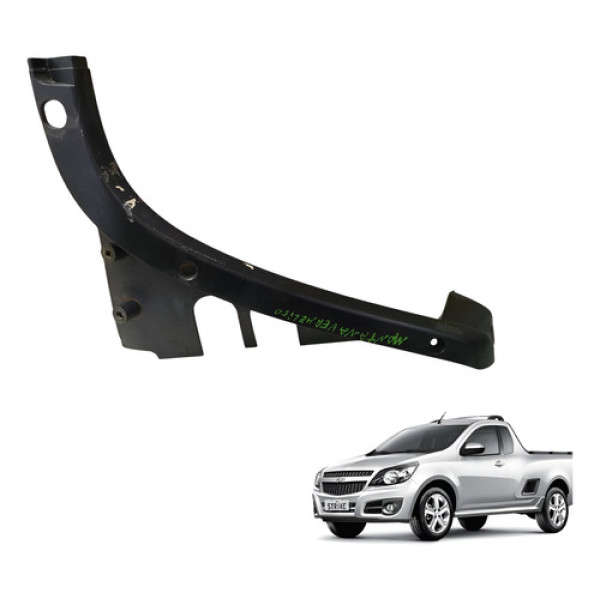 Moldura Acabamento Caçamba Montana 2012 2020 Lado Direito Preto