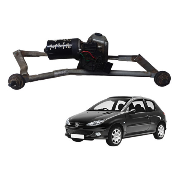Motor Limpador Parabrisa Galhada Peugeot 206 2001 2012