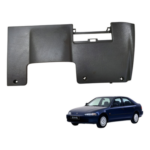 Moldura Inferior Painel Instrumentos Honda Civic 92 93 94 Cinza-escuro