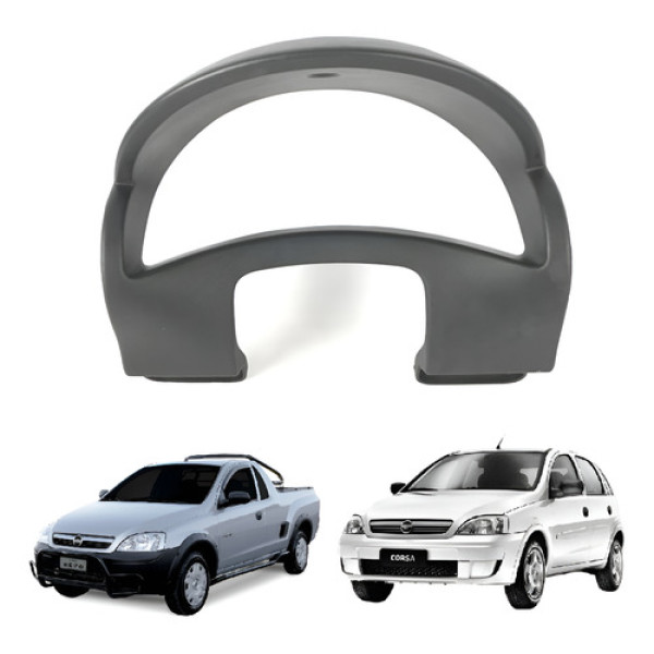 Moldura Acabamento Painel Instrumentos Corsa Montana 03 12 Preto