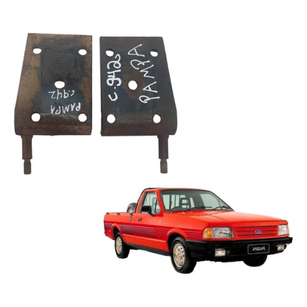 Suporte Amortecedor Traseiro Ford Pampa 93 94 95 96 97 Par