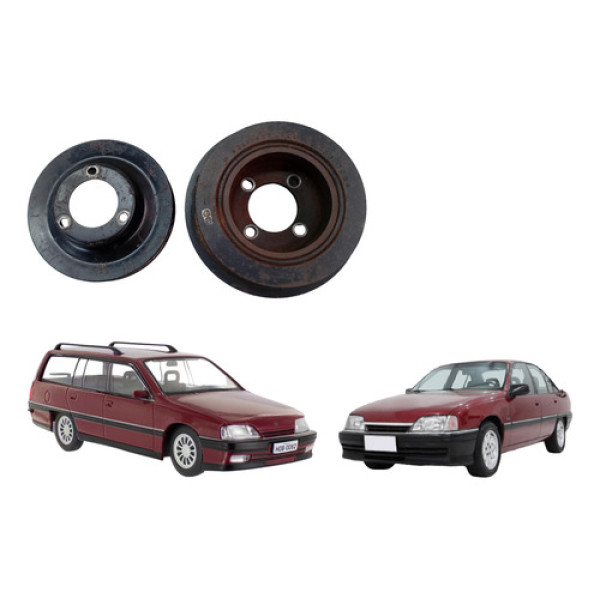 Polia Virabrequim Omega 2.0 C/ Direção E Ar Condicionado