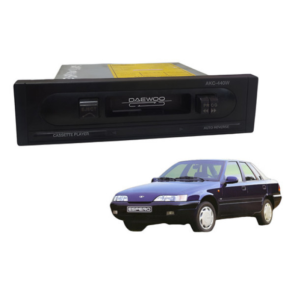 Leitor Toca Fita Cassete Capa Daewoo Espero Cd 1994 1998